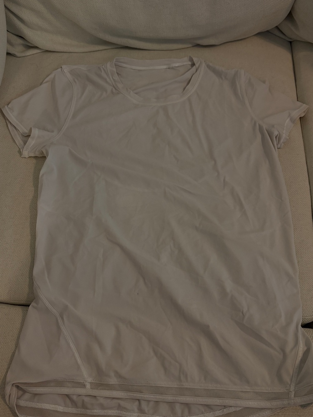 Lululemon Classic Crew Neck Tee in white